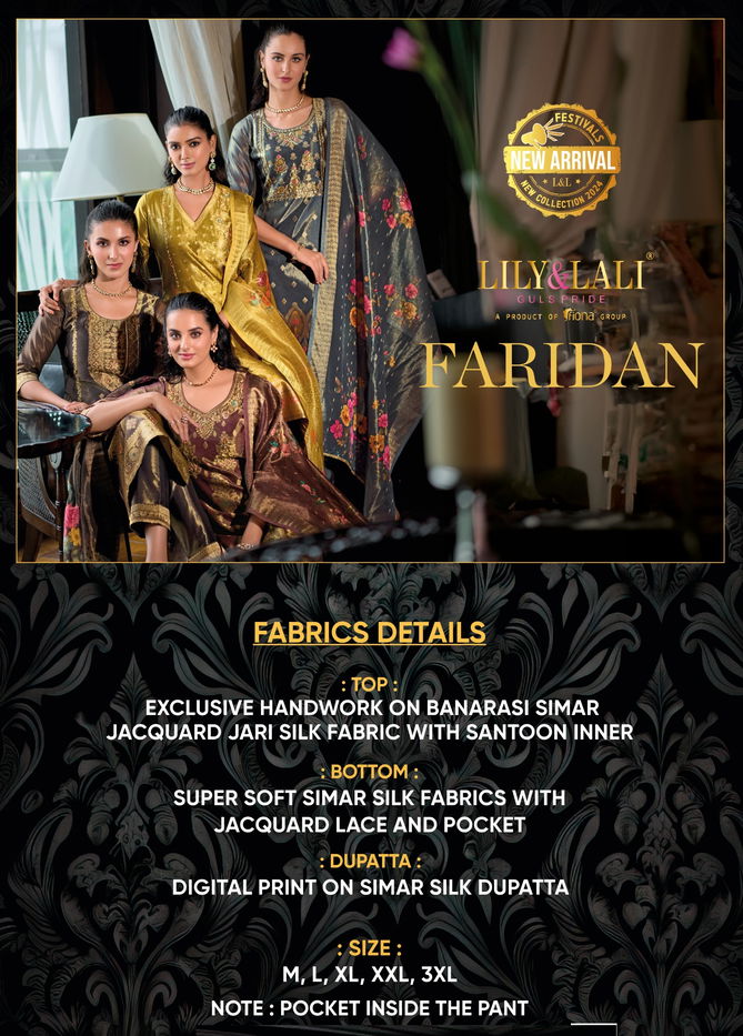 Faridan By Lily And Lali Kurti With Bottom Dupatta Wholesale Shop In Surat
